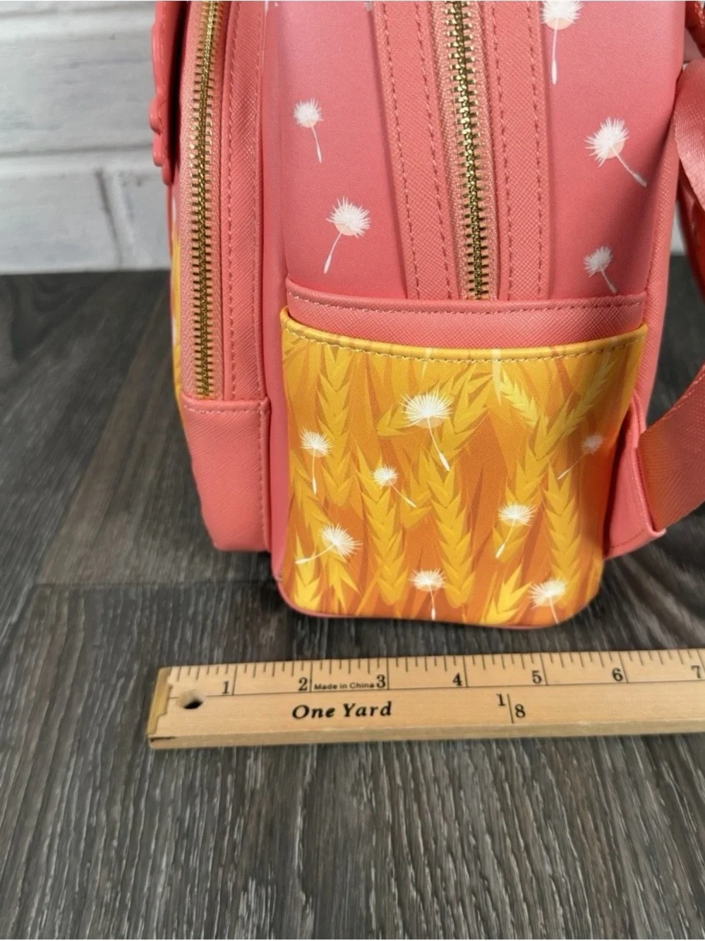 Disney Loungefly Pink 'Max & Roxanne' Mini Backpack or use as purse new with tag
